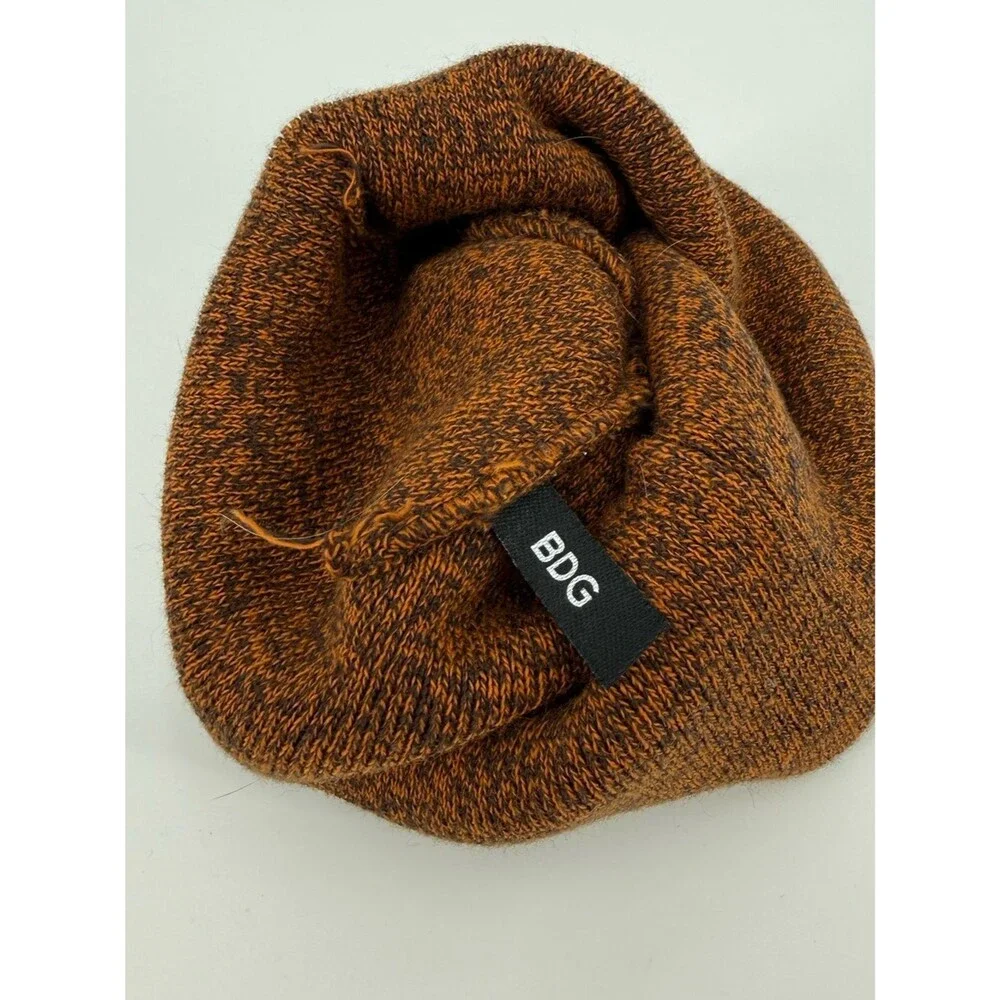 Urban Outfitters BDG Icon Intarsia Beanie | Brown | OS
